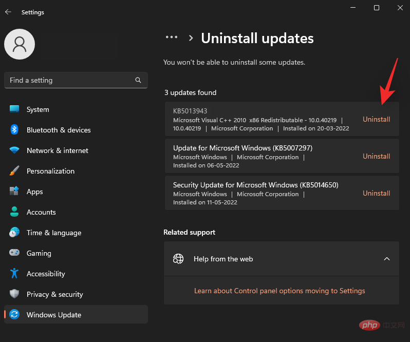 如何修复 Windows 11 上的 0xc0000135 错误(解决 KB5013943 更新问题)