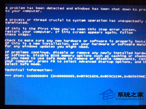 电脑出现蓝屏错误代码0x000000F4怎么办?六种修复教程
