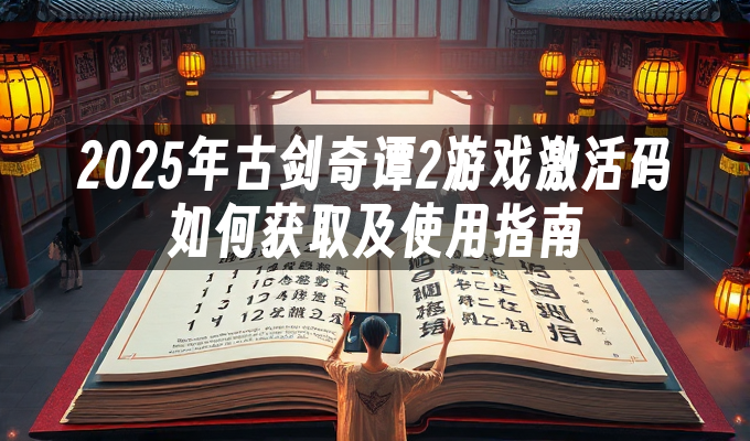 2025年古剑奇谭2游戏激活码如何获取及使用指南