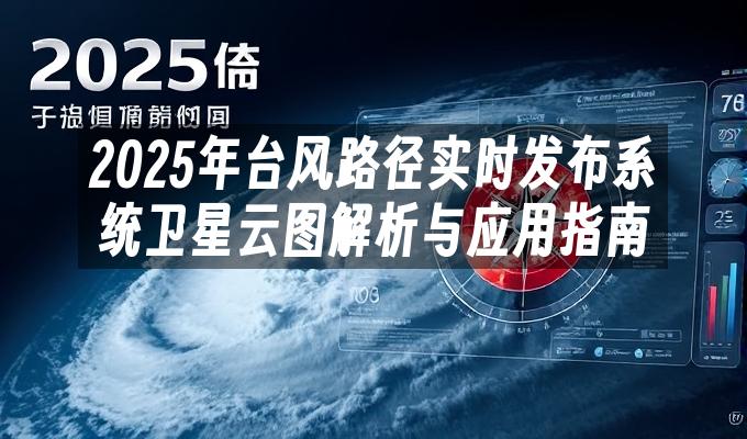 2025年台风路径实时发布系统卫星云图解析与应用指南