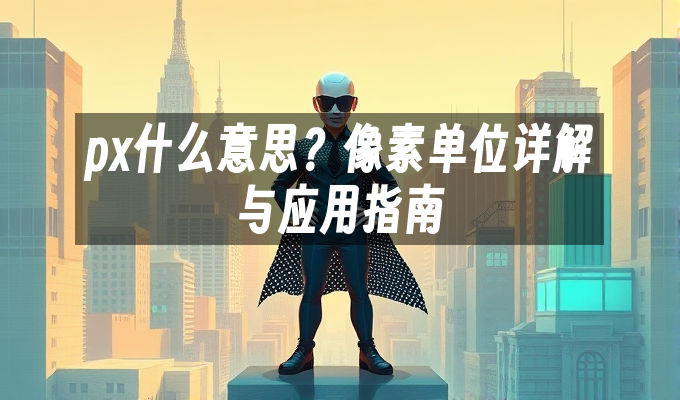 px什么意思?像素单位详解与应用指南