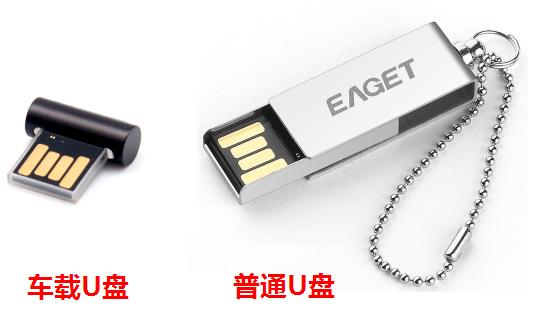普通U盘和车载U盘有什么区别?普通U盘和车载U盘区别