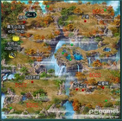 QQ飞升boss坐标一览 BOSS刷新地址、刷新时