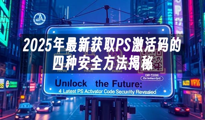 2025年最新获取PS激活码的四种安全方法揭秘