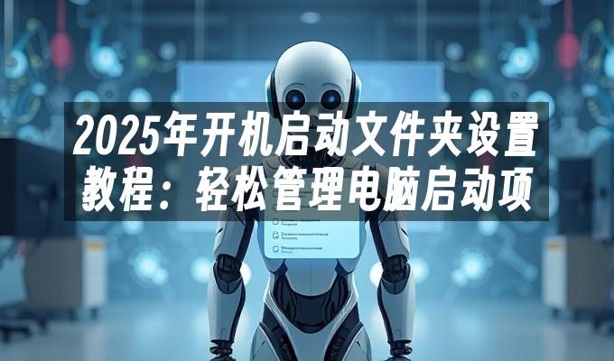 2025年开机启动文件夹设置教程:轻松管理电脑启动项
