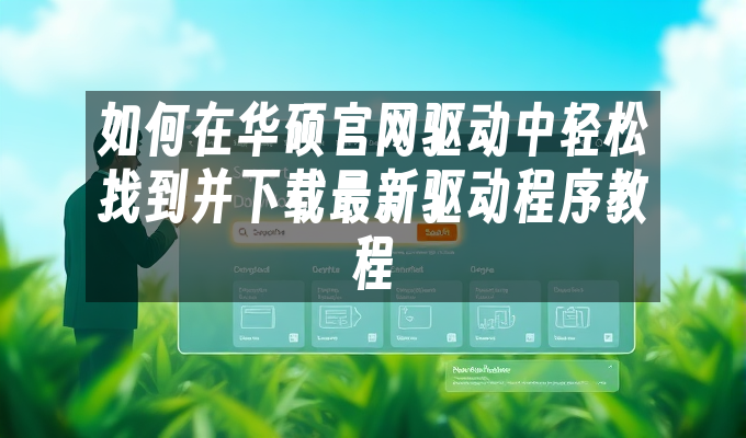 如何在华硕官网驱动中轻松找到并下载最新驱动程序教程