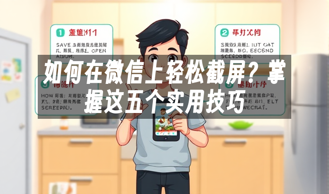 如何在微信上轻松截屏?掌握这五个实用技巧