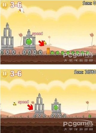 《愤怒的小鸟》3-6图文攻略_愤怒的小鸟3-6