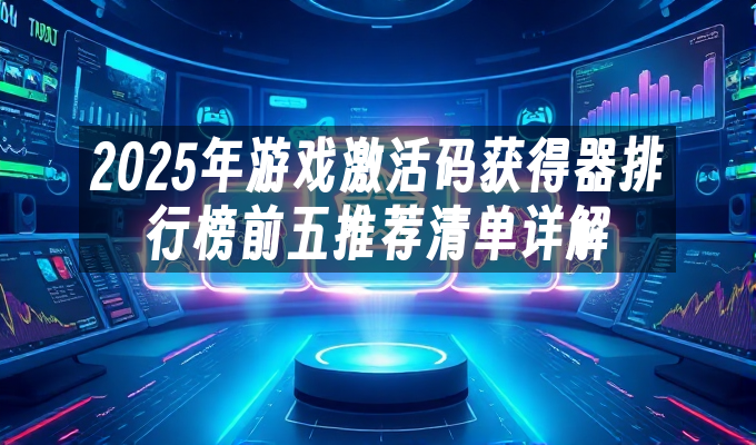 2025年游戏激活码获得器排行榜前五推荐清单详解