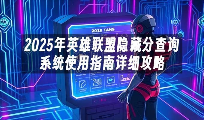 2025年英雄联盟隐藏分查询系统使用指南详细攻略