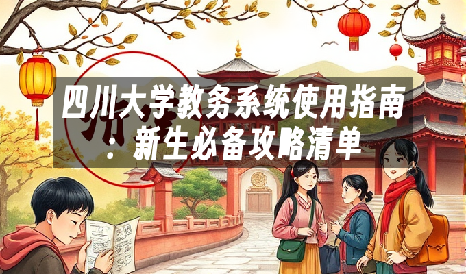 四川大学教务系统使用指南:新生必备攻略清单