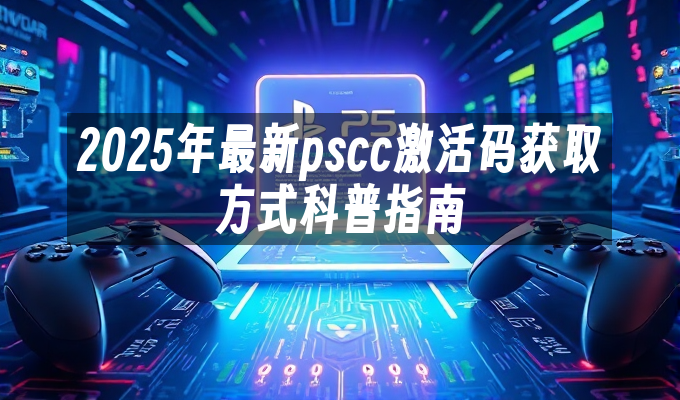 2025年最新pscc激活码获取方式科普指南