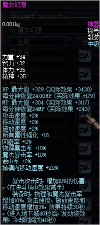 DNF魔女幻想和在水一方称号哪个好_dnf魔女幻想