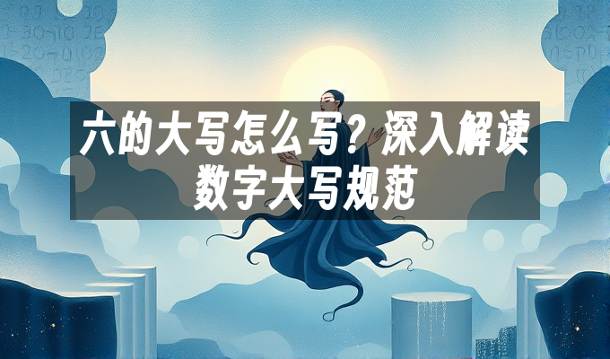 六的大写怎么写?深入解读数字大写规范