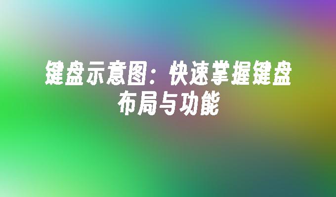 键盘示意图:快速掌握键盘布局与功能