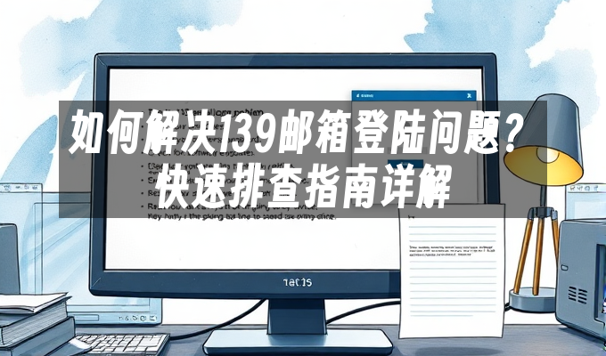 如何解决139邮箱登陆问题?快速排查指南详解