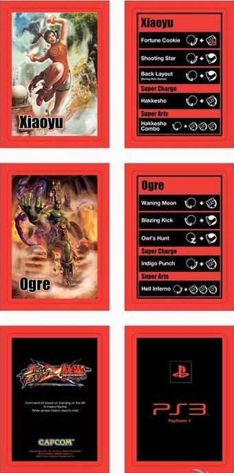 街头霸王X铁拳出招表_街霸x铁拳出招表