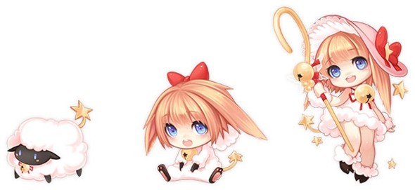 《QQ飞车》宠物白羊萝莉外型一览_qq飞车白羊萝莉