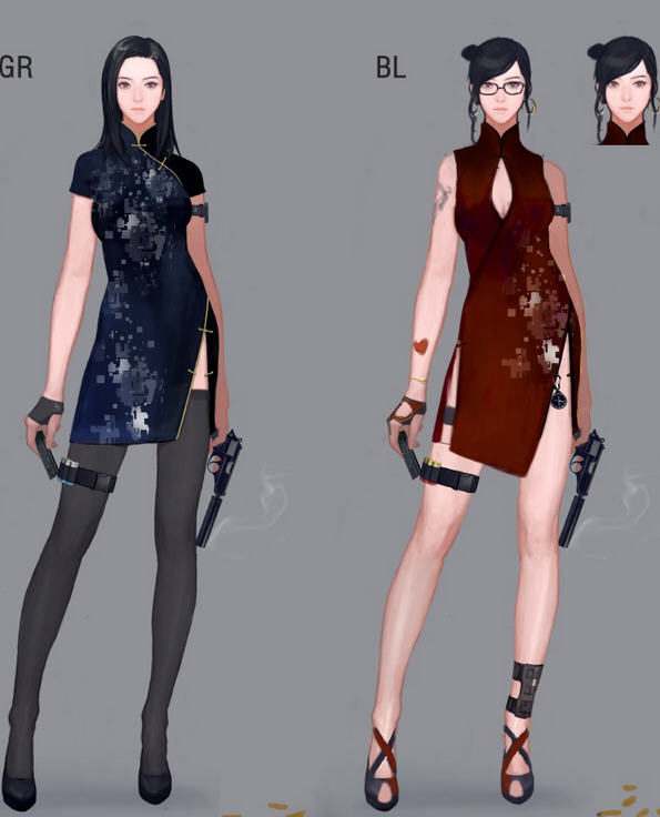 CF新角色兰图文介绍_cf兰透视图