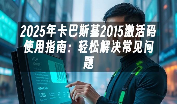 2025年卡巴斯基2015激活码使用指南:轻松解决常见问题
