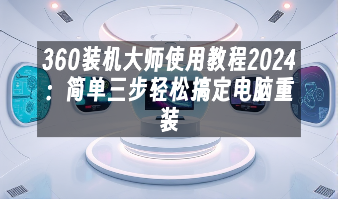 360装机大师使用教程2024:简单三步轻松搞定电脑重装