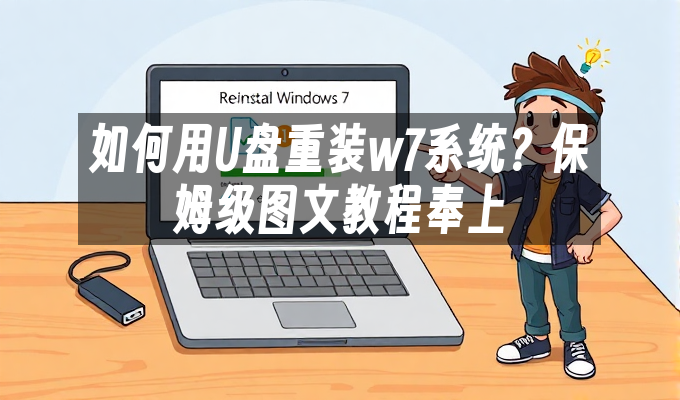 如何用U盘重装w7系统?保姆级图文教程奉上