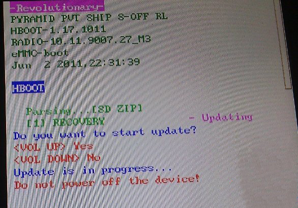 HTC G14(Sensation)刷Recovery详细图文教程