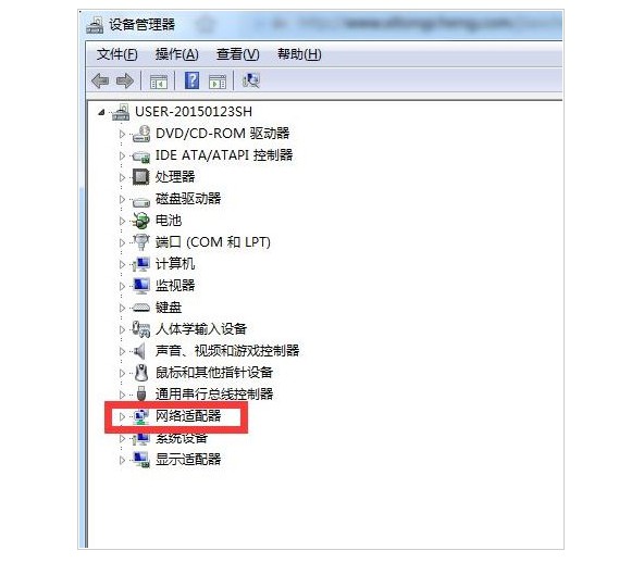 3-点击展开网络适配器