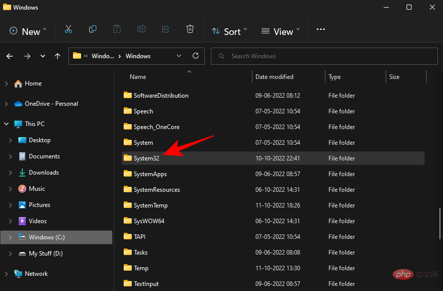 在 Windows 11 或 10 上打开 System 32 文件夹的 3 种方法
