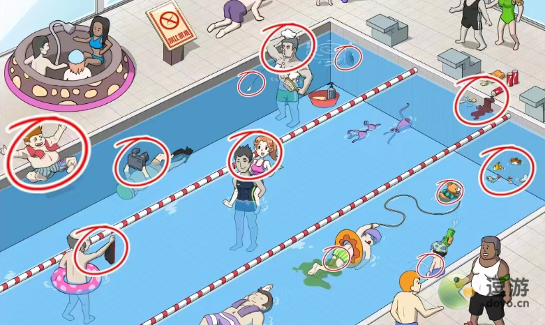 文字脑洞花样泳池通关攻略解析_花样脑洞