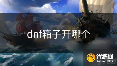 dnf箱子开哪个_dnf箱子