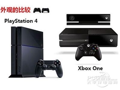 ps4和xbox one外观的比较
