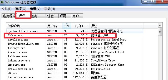 3-找到CPU占用高的进程关闭
