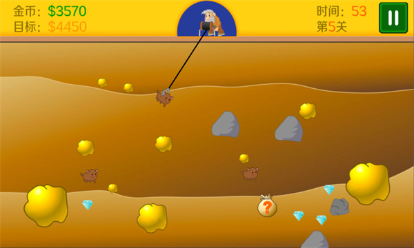 黄金矿工作弊版下载_黄金矿工手机版V1.4.1安卓作弊版安卓版下载