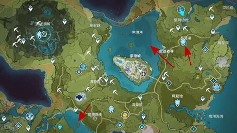 原神可莉经常炸鱼的地方位置在哪里？可莉经常炸鱼的地方位置介绍