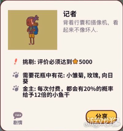 动物餐厅记者怎么解锁 记者需要食物有哪些