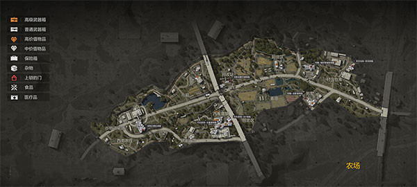 暗区突围全地图物资分布一览_暗区突围物资地图