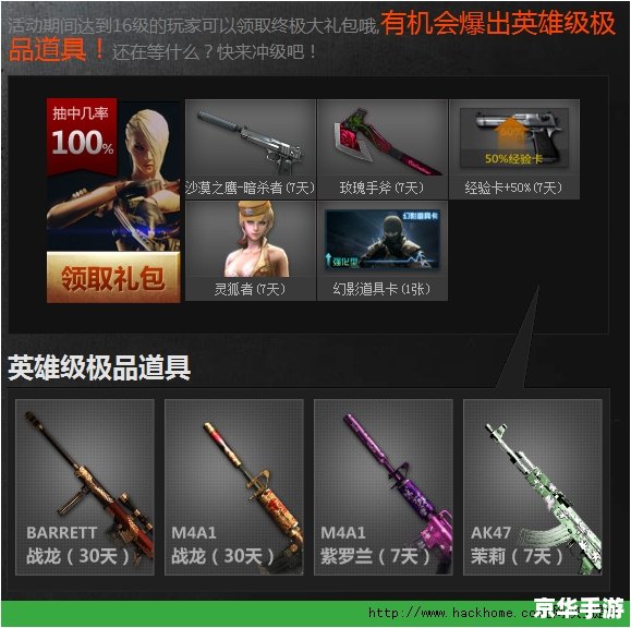 穿越火线新手礼包领取攻略及游戏玩法简介