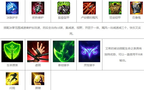 LOL手游寒冰最新出装和天赋推荐