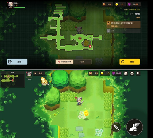 坎公骑冠剑1-1全收集图文攻略分享