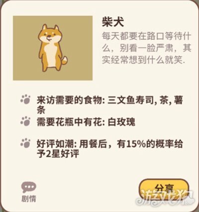 动物餐厅柴犬怎么解锁 动物餐厅柴犬解锁攻略