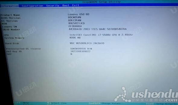 80笔记本怎么进入bios设置u盘启动-联想G50