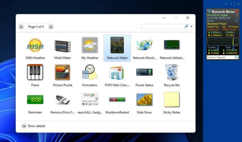 Win11安装使用网络速度监视器的方法