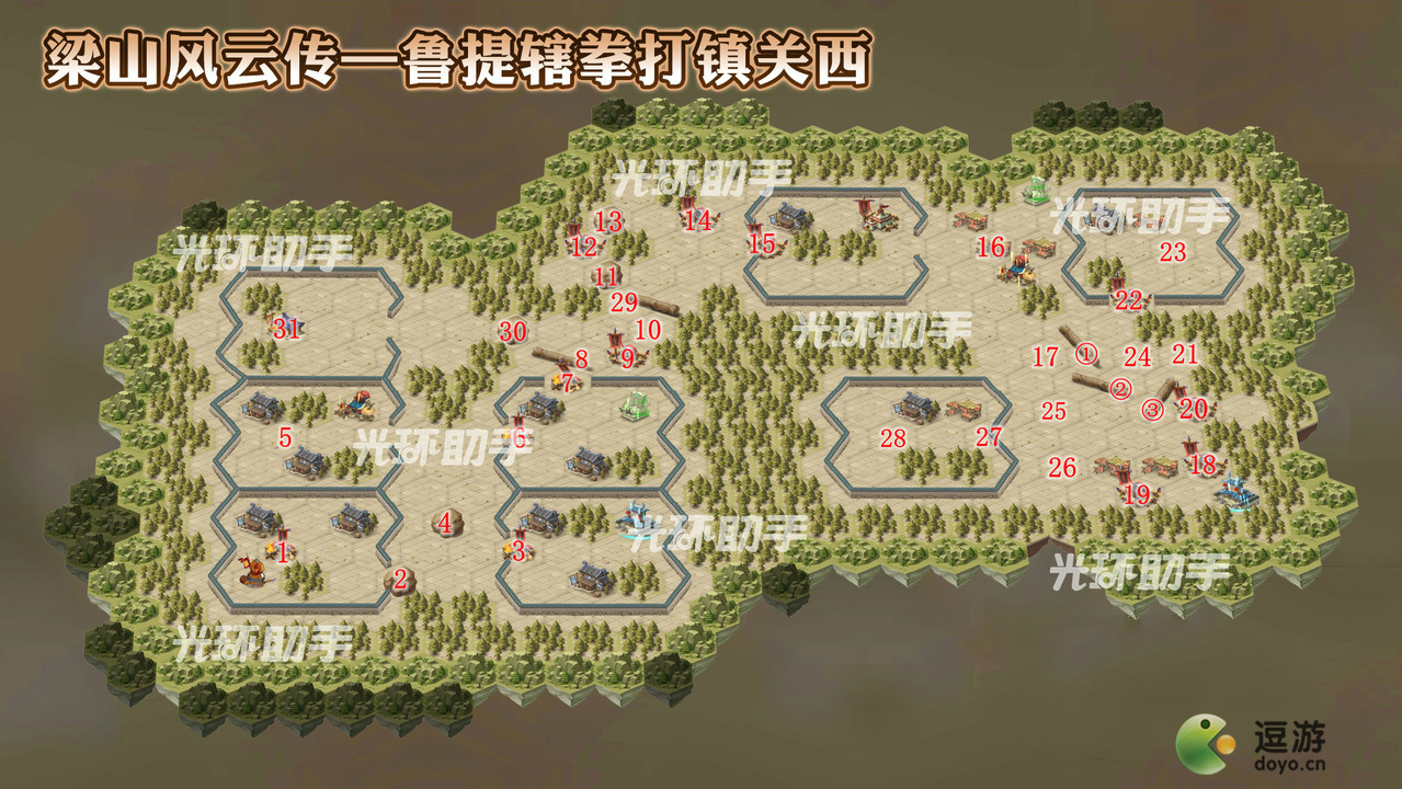 小浣熊百将传鲁提辖拳打镇关西图文过关攻略_小浣熊百将传攻略