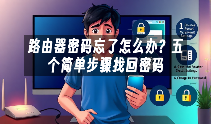路由器密码忘了怎么办?五个简单步骤找回密码