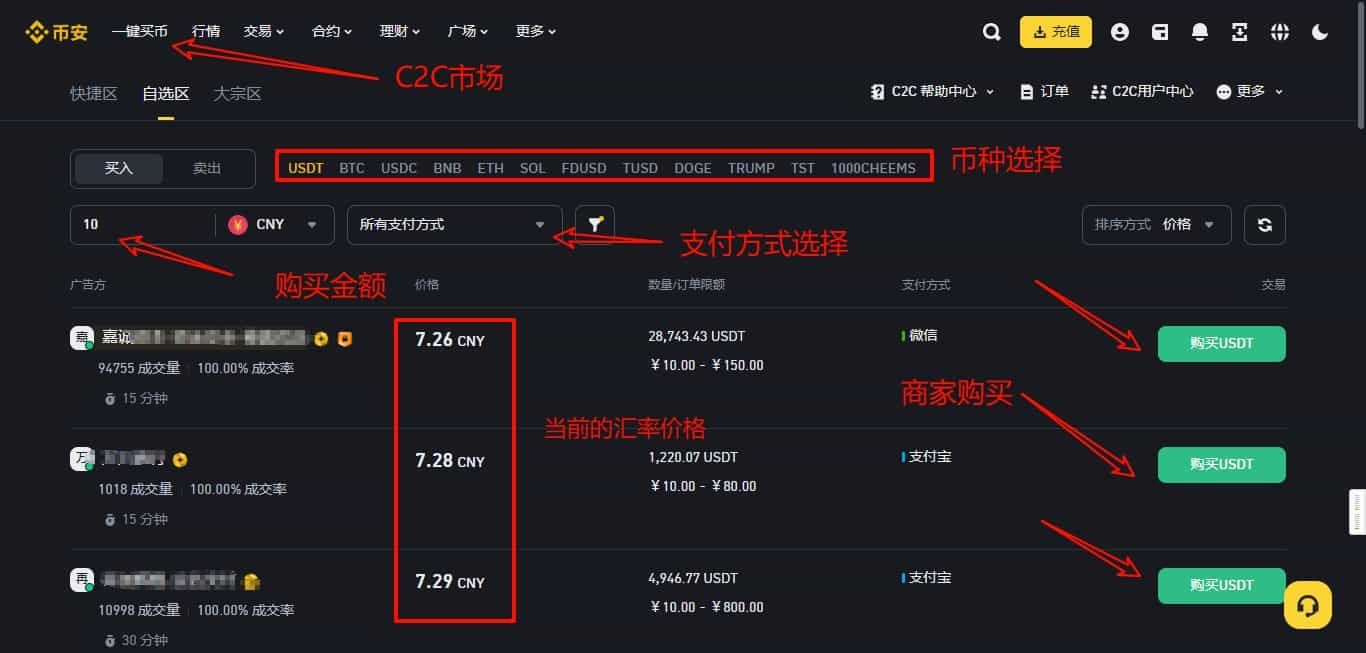 C2C入金