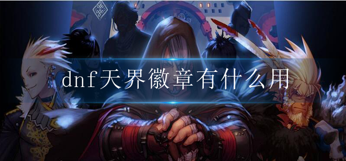 dnf天界徽章有什么用
