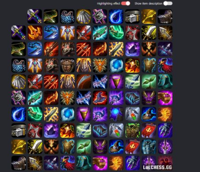 LOL云顶之弈s4装备合成公式一览_s4云顶之弈装备合成高清图