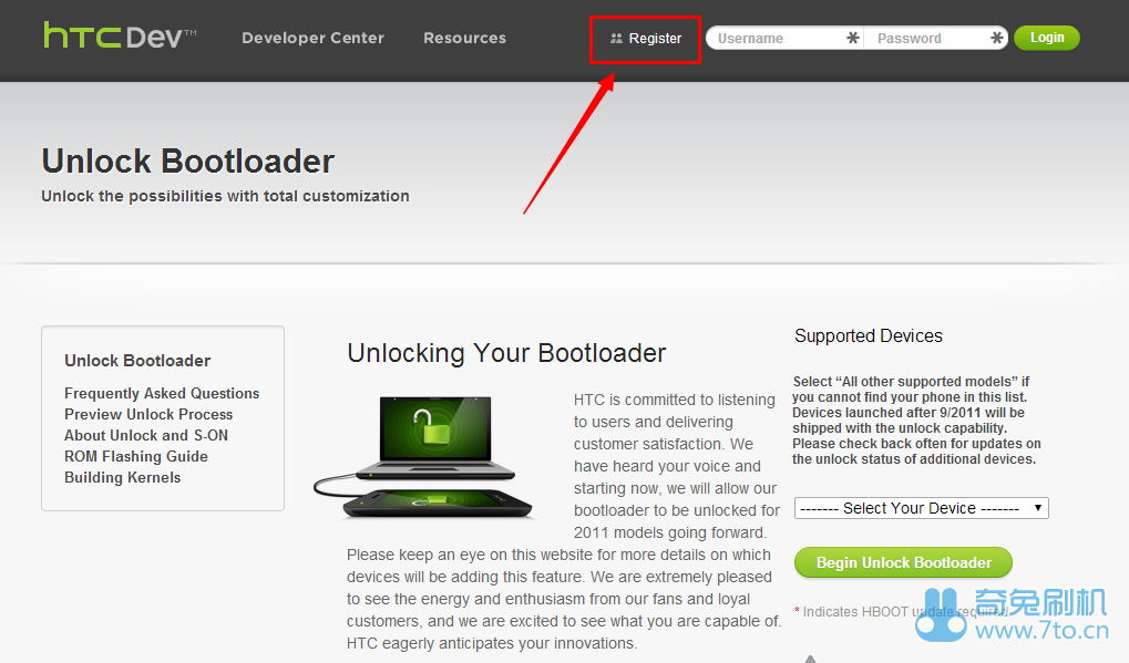HTC Vigor (霹雳2)手动解锁操作Bootloader图文教程