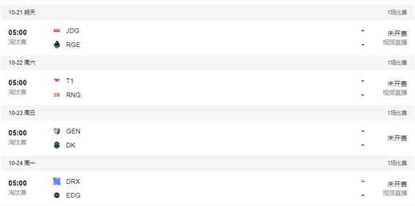 英雄联盟S12八强赛赛程国内时间一览_S12赛程